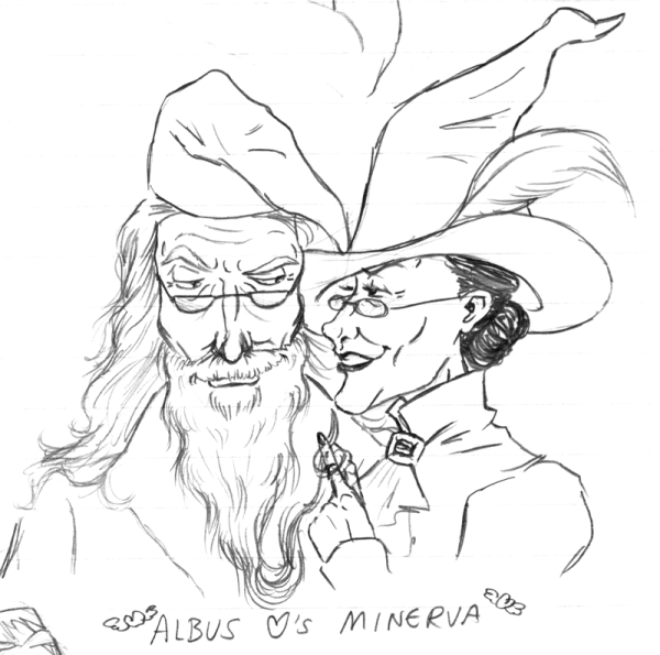 Профессор Дамблдор мультяшный