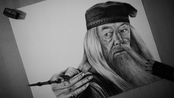 Альбус Дамблдор рисунок