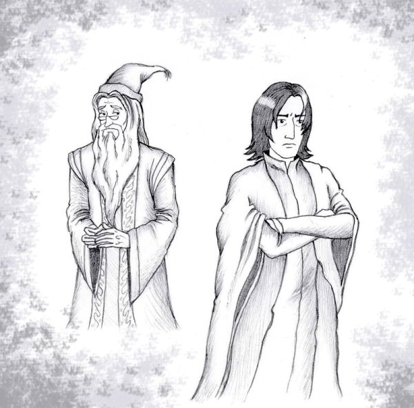 Раскраска Гарри Поттер Дамблдор