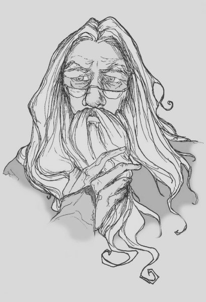 Профессор Дамблдор мультяшный