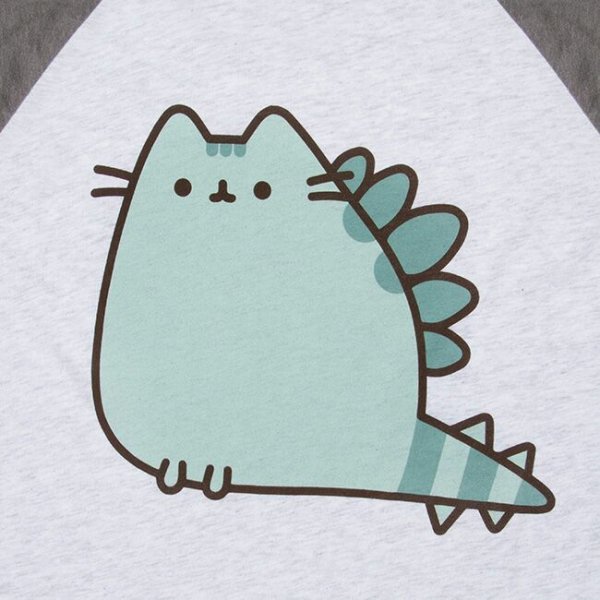 Пушин Кэт в костюме динозавра