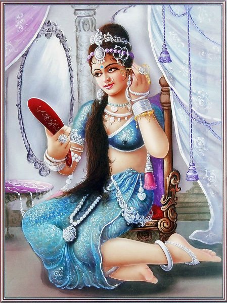 Живопись индийских красавиц