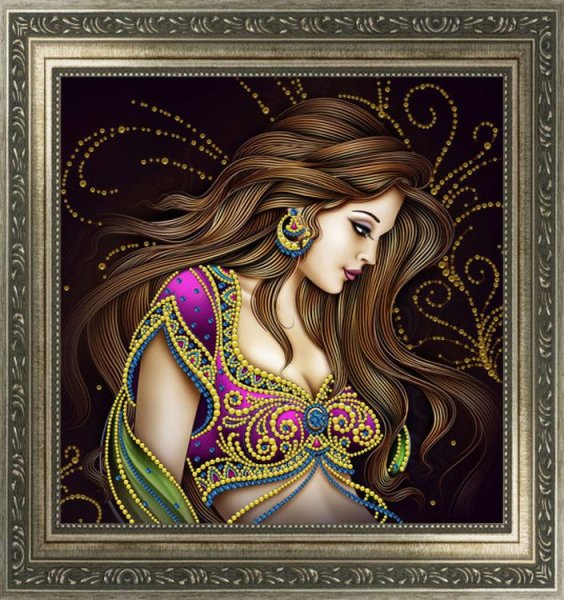 Вышивка Восточная красавица