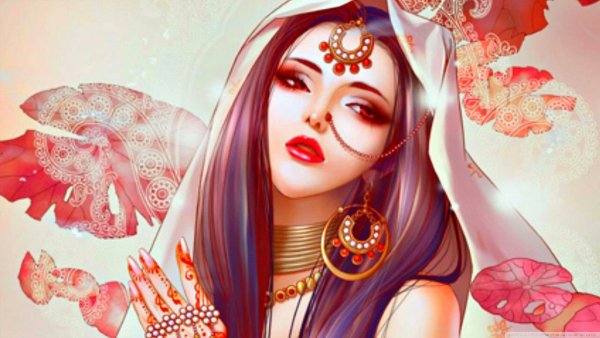 Восточная красавица арт