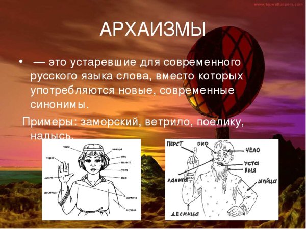 Что такое архаизмы в русском языке