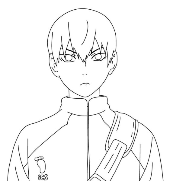 Нарисовать кигиями Тобио