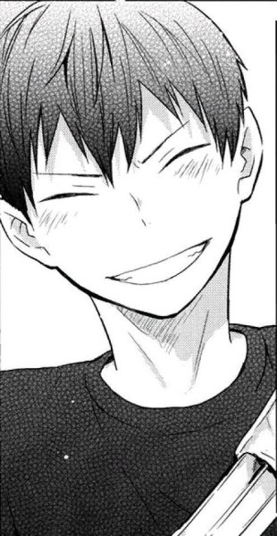 Кагеяма Тобио чёрно белые