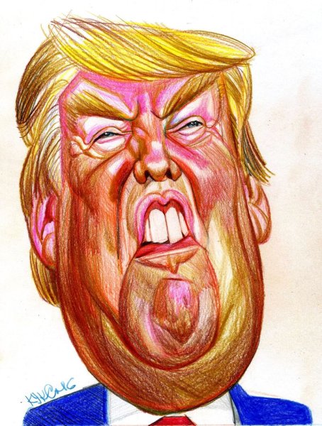 Шарж Леонардо ди Каприо в молодости