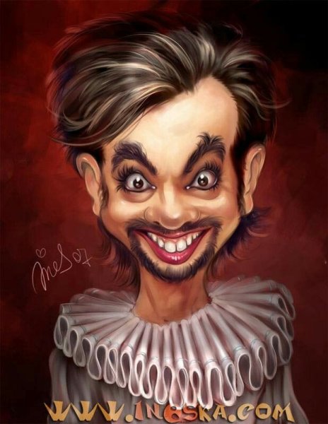 Шарж знаменитостей легкие