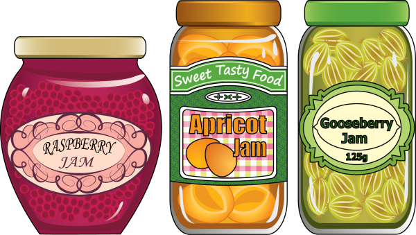 Прозрачная этикетка на банку