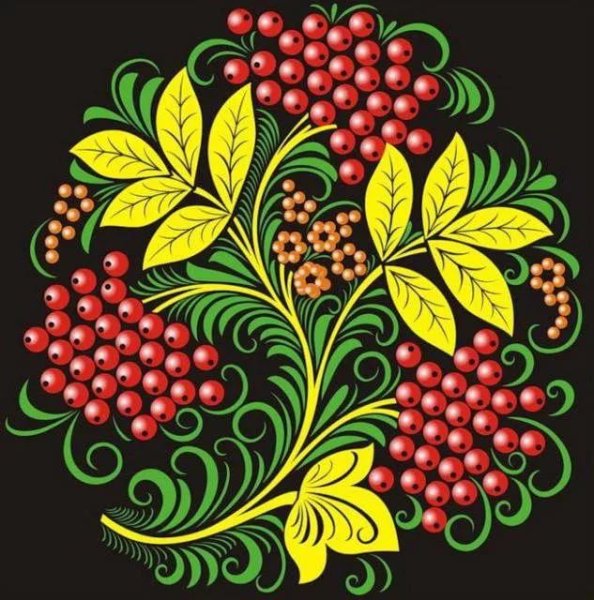 Хохломская роспись криуль