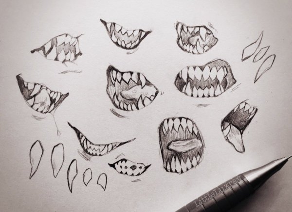 Острые зубы скетч