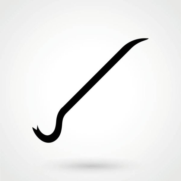 Лом на белом фоне