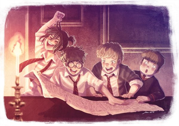 Гарри Поттер арт тумблер