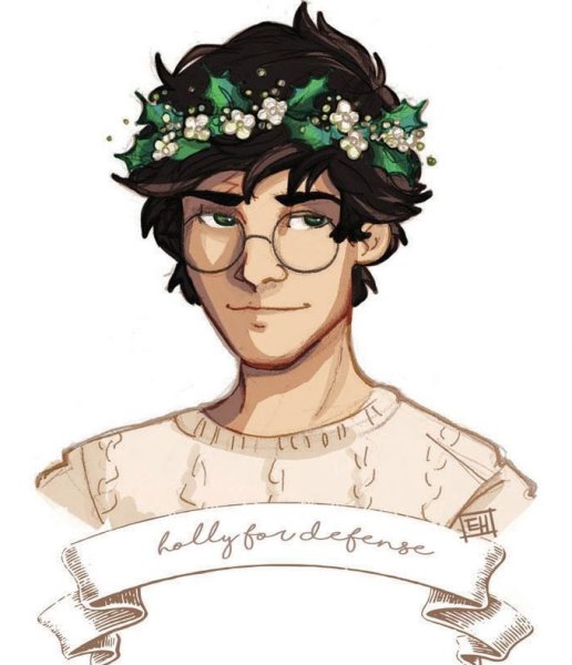 Гарри Поттер рисунки Джинни и Гарри