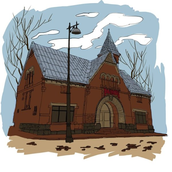 Выборгский замок картина