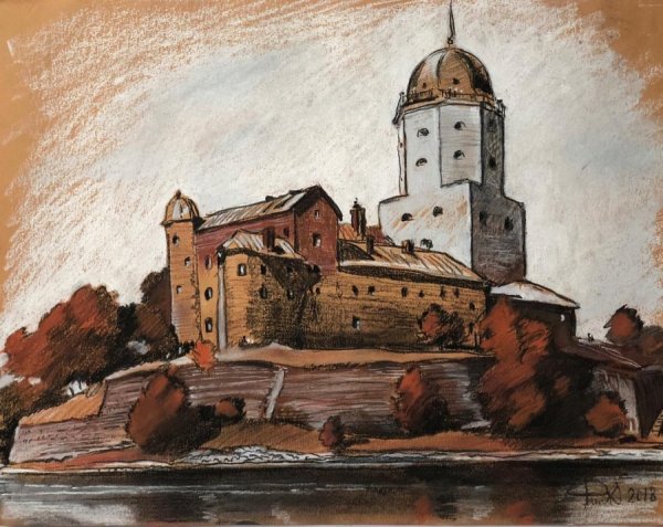 Контур Выборгского замка