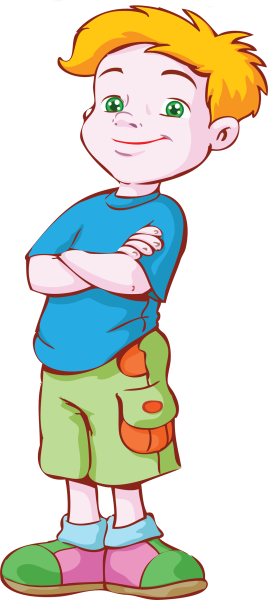 Мальчик мультяшный