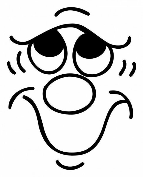 Смайлики раскраска