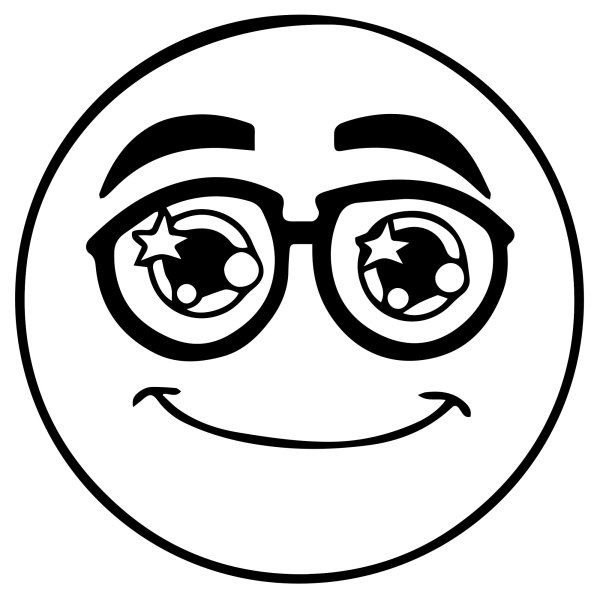 Смайлики раскраска