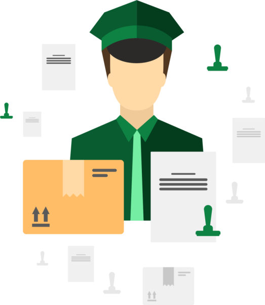 Таможенник мультяшный