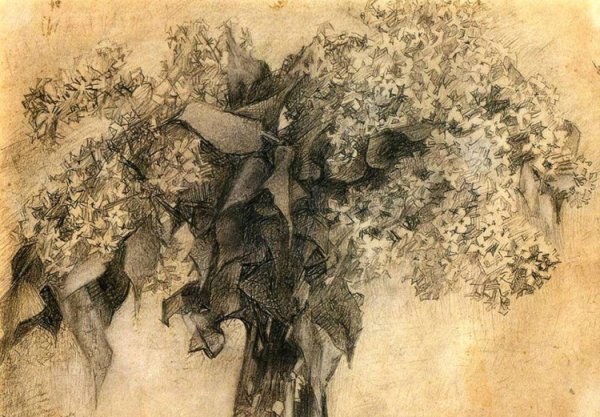 Врубель букет сирени