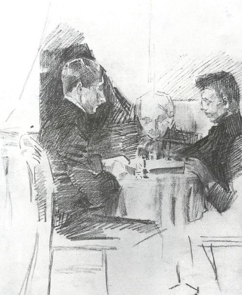 Зарисовки Врубеля Наброски Врубеля