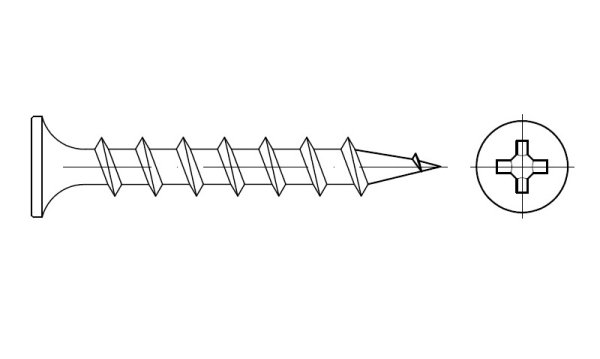 Саморез векторный