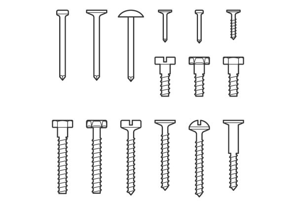 Шуруп эскиз
