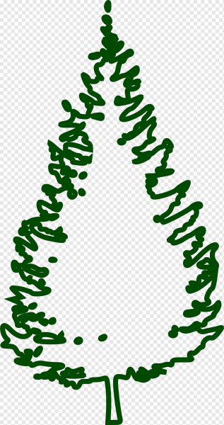 Векторная Графика хвойные деревья