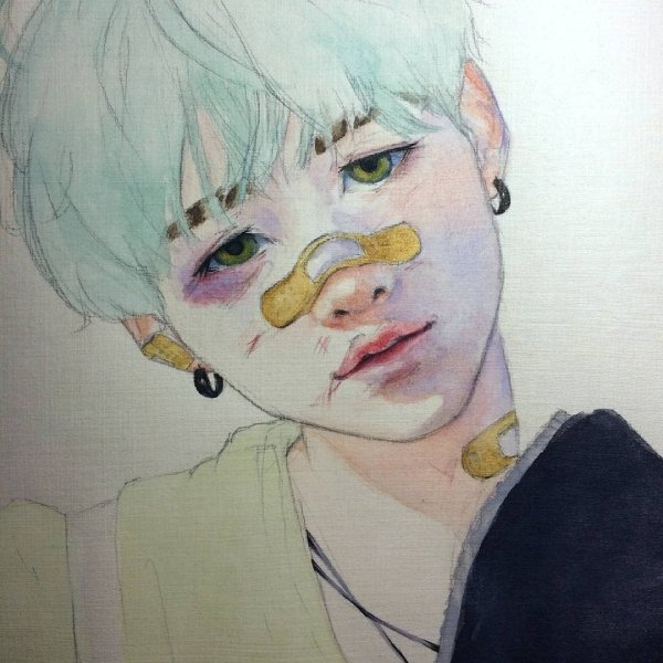 Шуга BTS портрет