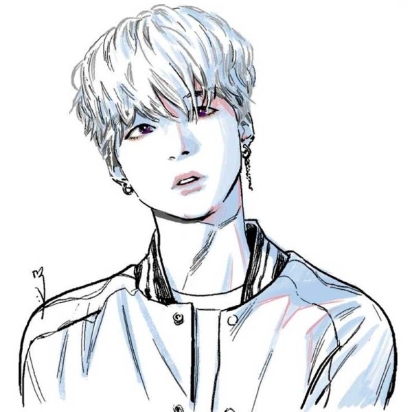 Рисунки Шуги из БТС