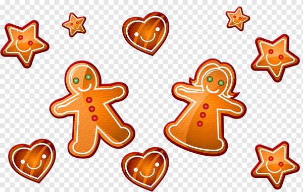 Пряничные человечки фон
