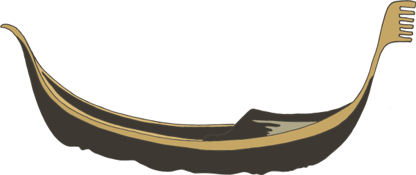 Гондола на прозрачном фоне