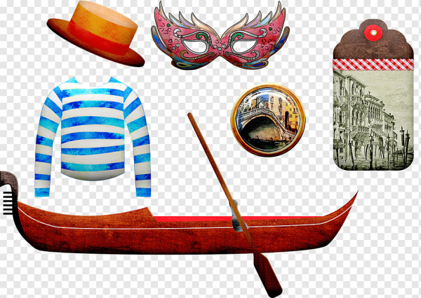 Венеция Италия гондола вектор