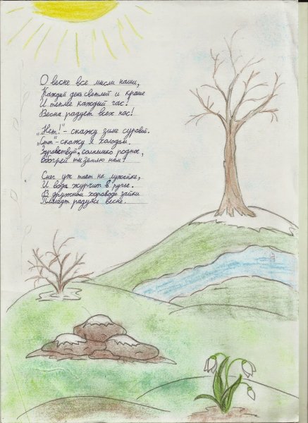 Стих про весну собственного сочинения