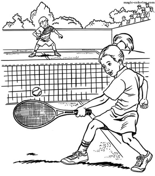 Раскраска спортивные игры