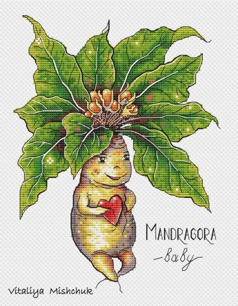 Мандрагора Гарри Поттер арт