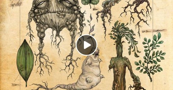 Мандрагора Гарри Поттер рисунок