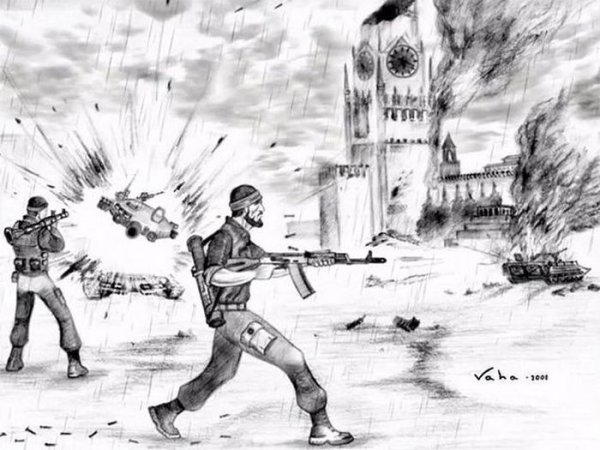 Война в Чечне рисунки