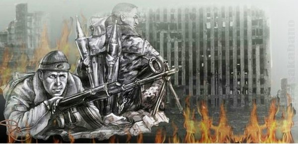 Афганская война иллюстрации Ренат Шафиков