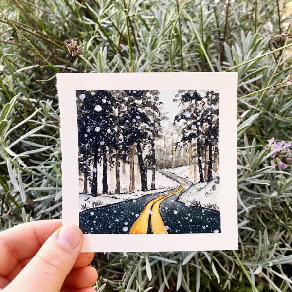 Полароиды рисунки маркерами