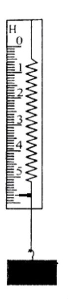 Динамометр школьный с грузом