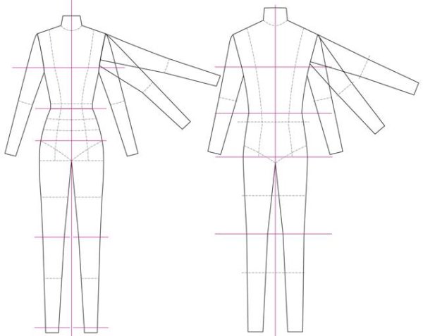 Фэшн фигуры для рисования