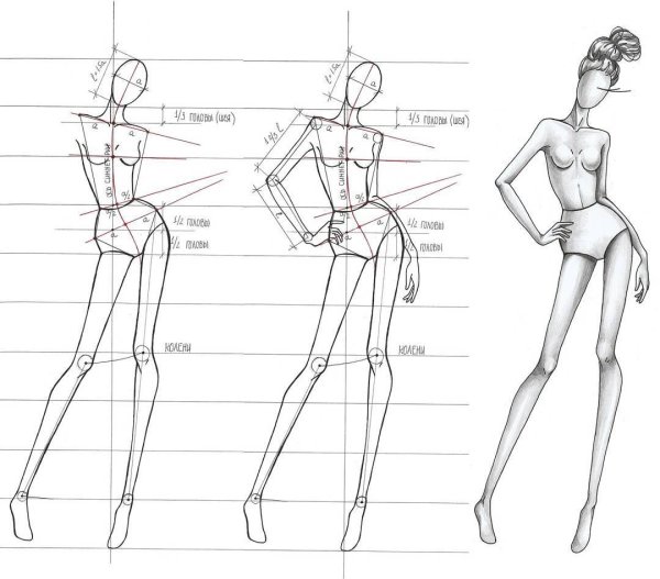 Фигура человека для рисования