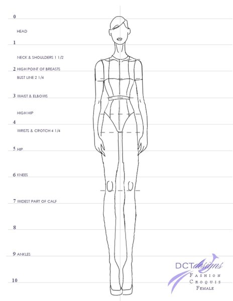 Модели для рисования одежды