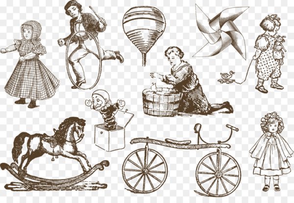 Старинная игрушка рисунок