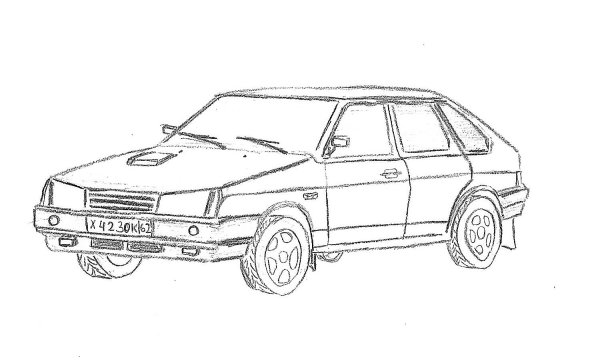 ВАЗ 111 сбоку