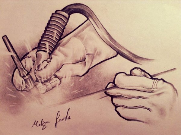 Эскизы тату сварка