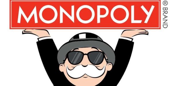 Монополия на белом фоне